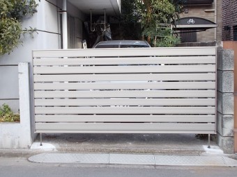 門扉からオーバードアへお取替え 門扉からオーバードアへお取替え